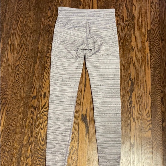 Athleta Gray & White Leggings - Picture 6 of 7